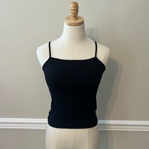 Black tank top
